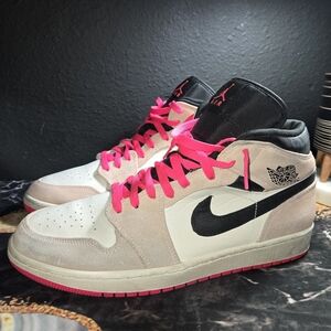 Air Jordan 1 Mid SE Pink Men's Size 12